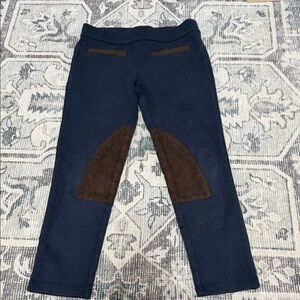Janie and Jack Navy Elastic Waist Knit Pants